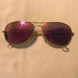 COPY - Ray-Ban Pink aviators (small)